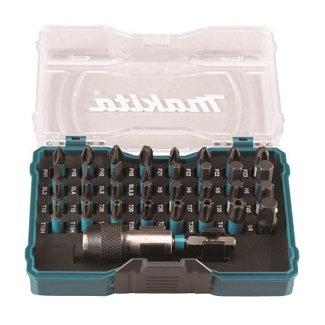 MAKITA E-12441-10 sada torzních bitů 1/4\" IMPACT BLACK 33 ks v plastové krabičce, 10 bal