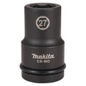 MAKITA E-24686 klíč nástrčný hluboký 1", čtyřhran,  27mm