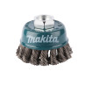 MAKITA D-24119 miskovitý kartáč z ocelového drátu,spletaný drát 0,5mm,60mm