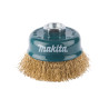 MAKITA D-39768 miskovitý kartáč z mosazného drátu,vlnitý drát 0,3mm,75mm