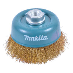 MAKITA D-39780 miskovitý kartáč z mosazného drátu,vlnitý drát 0,3mm,90mm