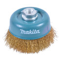 MAKITA D-39780 miskovitý kartáč z mosazného drátu,vlnitý drát 0,3mm,90mm