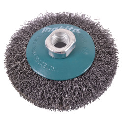MAKITA D-39827 miskovitý kartáč z ocelového drátu,vlnitý drát 0,3mm,100mm