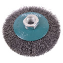 MAKITA D-39827 miskovitý kartáč z ocelového drátu,vlnitý drát 0,3mm,100mm