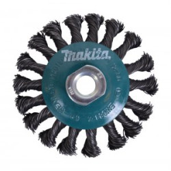 MAKITA D-39861 miskovitý kartáč z ocelového drátu,splétaný drát 0,5mm,100mm