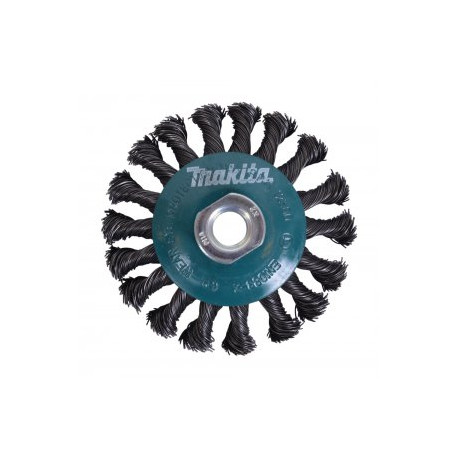 MAKITA D-39861 miskovitý kartáč z ocelového drátu,splétaný drát 0,5mm,100mm