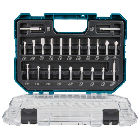 MAKITA D-74784 sada fréz po zanořovací frézky 8 mm 22 ks v plastovém kufru