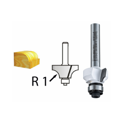 MAKITA D-48561 Zaoblovací fréza s ložiskem stopka 12 mm,50,8x25,4x75 mm