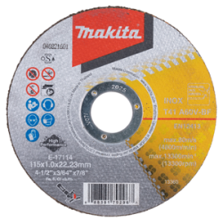 MAKITA E-17114-12 kotouč řezný nerez 115x1.0x22.23mm A60V, 12ks
