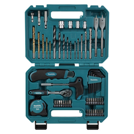 MAKITA E-15095 sada bitů a vrtáků 60 ks v plastovém kufru