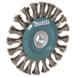 MAKITA D-77534 kartáč kotoučový 115mm, drát nerezový splétaný 0,5mm