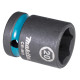 MAKITA E-16162 nástrčný klíč 1/2" square drive Impact BLACK 20mm