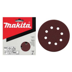 MAKITA P-43583 papír brusný suchý zip 125mm 8 děr K180, 10ks - old P-00527
