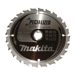 MAKITA B-33093 kotouč pilový dřevo SPECIALIZED se zapuštěnými zuby 165x2x20mm 24Z - old B-09391