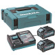 MAKITA 191J97-1 sada Li-ion XGT 40V 2xBL4040+DC40RA+Makpac