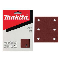 MAKITA P-33124 papír brusný 102x114mm 6 děr K120, 10ks - old P-01513
