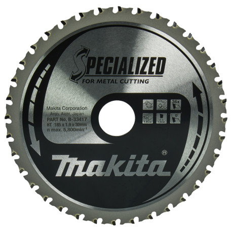 MAKITA B-33417 kotouč pilový ocel SPECIALIZED 185x1.9x30mm 36Z - old B-09743