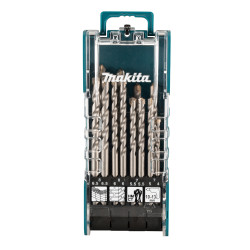 MAKITA D-73483 sada vrtáků s válcovou stopkou do zdiva 12 ks v plastové krabičce