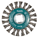 MAKITA D-73405 kotoučový kartáč z ocelového drátu-splétaný drát průměr 0,5mm X-LOCK 115mm