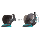 MAKITA DTC100ZK Aku nůžky na kabely Li-ion LXT 18V, bez aku   Z