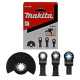 MAKITA B-67480 sada nástrojů pro Multitool Starlock 4 ks v papírové krabičce