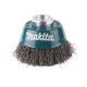 MAKITA D-24072 miskovitý kartáč z ocelového drátu,vlnitý drát 0,3mm,60mm