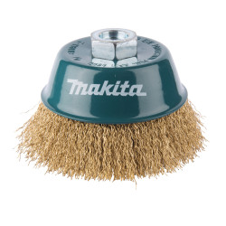MAKITA D-39805 miskovitý kartáč z mosazného drátu,vlnitý drát 0,3mm,100mm