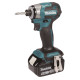 MAKITA DTD173RTJ Aku rázový šroubovák 1/4\" Li-ion LXT 18V/5,0Ah, Makpac
