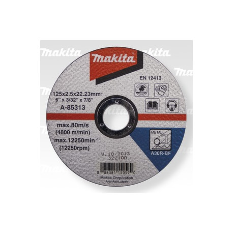 MAKITA A-85313 kotouč řezný ocel 125x2.5x22.23mm