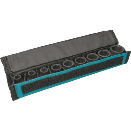 MAKITA B-69749 sada nástrčných klíčů čtyřhran 1/2\" 9 ks v textilním pouzdře - new E-16617