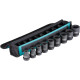 MAKITA B-69749 sada nástrčných klíčů čtyřhran 1/2\" 9 ks v textilním pouzdře - new E-16617