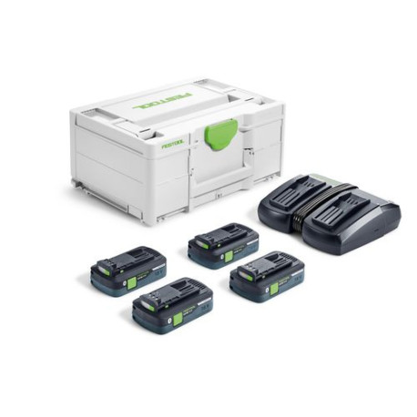 Napájecí sada SYS 18V 4x4,0/TCL 6 DUO