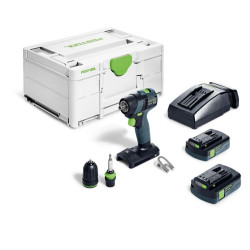 FESTOOL Akumulátorový vrtací šroubovák TXS 18 C 3,0-Plus 576895