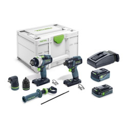 FESTOOL Šroubovací a vrtací sada TID 18 5,0/4,0-Set TPC 18/4 577654