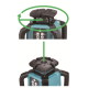 MAKITA SKR001Z Aku automatický stavební laser, zelený