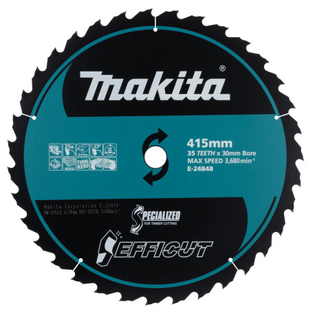 MAKITA E-24848 kotouč pilový dřevo Efficut 415x2.3x30mm 35Z