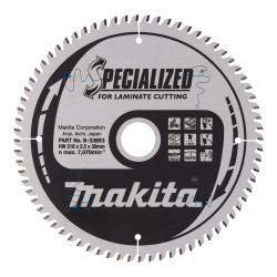 MAKITA B-33853 kotouč pilový lamino SPECIALIZED 216x2.5x30mm 72Z - old B-29474