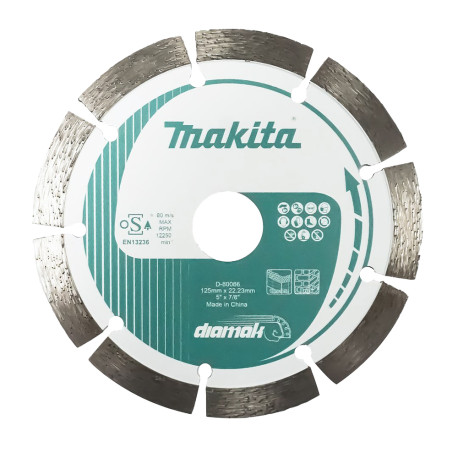 MAKITA D-80086-10 kotouč řezný diamantový segmentový Diamak 125x22.23mm, 10ks