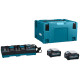 MAKITA 191U00-8 sada Li-ion XGT 40V 2xBL4040+DC40RB+Makpac-new1911D8-0