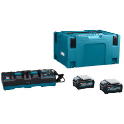 MAKITA 191U00-8 sada Li-ion XGT 40V 2xBL4040+DC40RB+Makpac-new1911D8-0