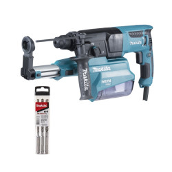MAKITA HR2650X2 Kombinované kladivo 2,4J s odsáváním