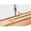 FESTOOL Drážková fréza HS, stopka 8 mm HS S8 D 5/12 490943