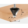 FESTOOL Fazetovací fréza HW S8 D25,7/25,7/15° 491132