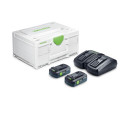 FESTOOL Napájecí sada SYS 18V 2xTBX4/TCL6DUO 578819