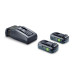 FESTOOL Napájecí sada 18V 2xTBX4/TCL6 578731