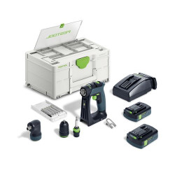 FESTOOL Akumulátorový vrtací šroubovák CXS 18 C 3,0-Set 576884