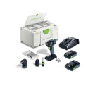 FESTOOL Akumulátorový vrtací šroubovák TXS 18 C 3,0-Set 576896