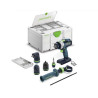 FESTOOL Akumulátorový příklepový vrtací šroubovák QUADRIVE TPC 18/4 Basic-Set/XL 578832