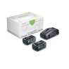 FESTOOL Napájecí sada SYS 18V 2xTBX8/SCA16 578814