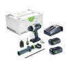 FESTOOL Akumulátorový příklepový vrtací šroubovák QUADRIVE TPC 18/4 TBX4,0 I-Plus 579371